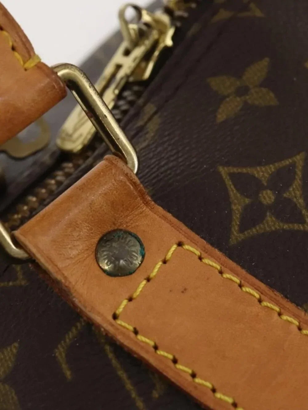 LOUIS VUITTON Monogram Keepall 55 Boston Bag M41424 LV Auth 186234A
